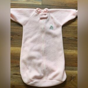 Vintage Carter’s Light Pink Sleep Sack Bunny Rabbit up to 21lbs